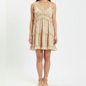 IRIS Floral print mini dress size L